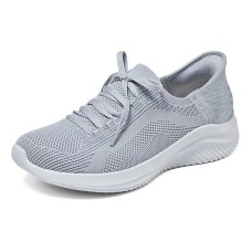 Skechers Sport Breathable Quick Dry Low-Top Casual Shoes Women's Gray Серый, 38