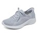 Skechers Sport Breathable Quick Dry Low-Top Casual Shoes Women's Gray Серый, 38