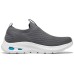 Skechers Breathable Low-Top Casual Shoes Men's Dark Gray Серый, 44