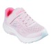 Skechers Kids Slip Resistant, Abrasion Resistant, Lightweight Low Top Kids' Running Shoes Light Pink Kids' Light pink/Hot pink, 37