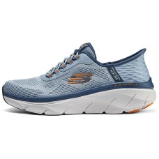 Skechers Hands Free Slip-Ins Durable Breathable Low-Top Running Shoes Men's Blue Синий, 42.5