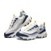 Skechers D'LITES 1.0 Cushioning Wear-Resistant Low-Top Casual Shoes Men's White Gray Yellow White Gray Yellow, 41