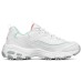 Skechers D'LITES 1.0 Cushioning Anti-Slip Wear-Resistant Breathability Low-Top Chunky Sneakers Women's White 35.5