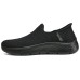 Skechers Slip Ins Wear-Resistant Breathable Cushioning Low-Top Casual Shoes Women's Black Черный, 37