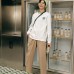 Skechers Sweatshirt Unisex Marshmallow White Marshmallow white 0074, S