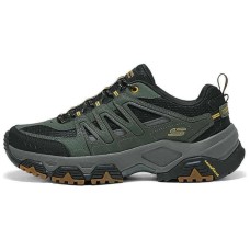Skechers OUTDOOR MENS Cushioning Anti-Slip And Wear-Resistant Coverage Low-Top Trekking Shoes Men's Green зеленый черный, 40