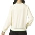 Skechers Colorful Sweatshirts Women's Cream Ecru Cream Beige White, M