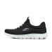 Skechers Durable Breathable Low-Top Casual Shoes Women's Black Черный, 35