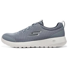 Skechers GO WALK Ma Cushioning Anti-Slip Wear-Resistant Breathability Low-Top Casual Shoes Men's Gray Blue 44