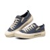 Skechers New Moon Low Canvas Shoes Navy Women's 35
