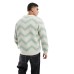 ONLY & SONS brushed chevron cardigan in stone Пораженный Луной, M