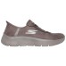 Skechers Go Walk Fle Slip Resistant, Abrasion Resistant, Lightweight Low Top Casual Shoes Women's Brown Коричневый, 36