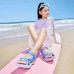 Skechers Slip-Resistant Cushioning Children's Sandals Purple Blue Pink Kids' Purple Blue Pink, 32