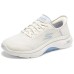 Skechers WOMEN'S GO WALK Anti-Slip Wear-Resistant Low-Top Casual Shoes Women's White Белый, 37.5