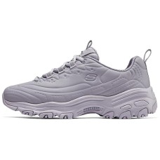 Skechers DLITES Anti-Slip Wear-Resistant Breathable Rebound Low-Top Casual Running Shoes Women's Purple Gray Фиолетовый, 37.5
