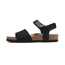Skechers Modern Comfort Strap Sandals Low Heel Women's Black Черный, 37
