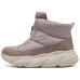 Skechers Vapor Foam Thermal Cushioning Short Snow Boots Women's Light Purple Pale Dogwood, 35