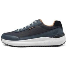 Skechers SKECHERS MENS USA Breathable Support Rebound Low-Top Casual Running Shoes Men's Blue Синий, 41