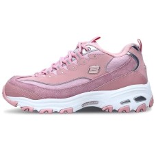 Skechers D'lites Sports Shoes Pink/Red/White Women's 36