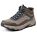 Skechers MEN'S GO Anti-Slip Wear-Resistant Mid-Top Running Shoes Men's Brown Brown/Multicolor, 41