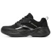 Skechers Cushioned Wear Resistant Impact Resistant Low Top Running Shoes Men's Black Черный, 43