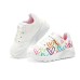 Skechers Kids Low Top Kids Lifestyle Shoes White Fluorescent Mint Children Aged 3 7 Years Old White Fluorescent Mint, 25