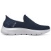 Skechers Slip Ins Go Walk 'Navy' Синий Белый, 43.5
