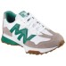 Skechers MARK NASON Anti Slip Wear Resistant Low Top Casual Running Shoes Women's White Green