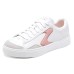 Skechers Court Classics Cushioning Breathable Support Low Top Skateboard Shoes Women's White Pink Белый Розовый, 40