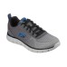 Skechers Cushioning, Slip Resistant, Abrasion Resistant, Breathable Low Top Casual Shoes Women's Gray 39.5