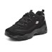 Skechers D'LITES Anti-Slip Wear-Resistant Low-Top Chunky Sneakers Women's Black Purple Черно-фиолетовый, 35.5