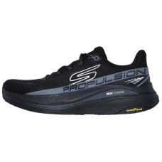 Skechers Max Cushioning Anti Slip Wear Resistant Low Top Running Shoes Men's Black Черный, 42.5