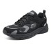 Skechers Go Walk Fle Breathable Lightweight Rebound Low-Top Casual Shoes Men's Black Черный, 40