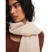 ASOS DESIGN wool mix scarf in beige tassel design Бежевый