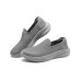 Skechers Anti-Slip And Wear-Resistant Breathable Low-Top Casual Shoes Men's Gray Серый, 44