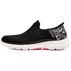 Skechers Go Walk 6 Slip In 'Black Pink' Women's 35