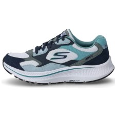 Skechers Go Run Consistent 2.0 Anti-Slip Wear-Resistant Low-Top Running Shoes Women's Black Blue White/Gray, 39