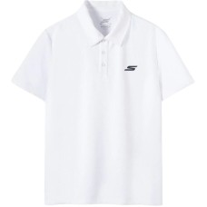 Skechers Polo Shirt Men's Mist White Mist White, XL