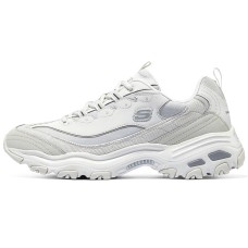 Skechers D'LITES 1.0 Breathable Lightweight Low Top Chunky Sneakers Men's White Белый, 39