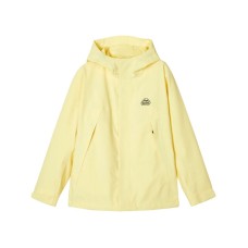 Skechers Mountain And Wild Outdoor Series Breathable Windbreaker Jacket Women's Lemon Egg White Yellow Lemon Egg White Yellow, XL