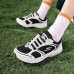 Skechers GO RUN Cushioning Wear-Resistant Kids' Training Shoes White Black Teenagers Белый, 33