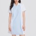 Skechers Short Sleeved Dress Women's Xenon Blue Xenon Blue/0356, XL