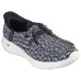 Skechers Slip Ins Anti-Slip Wear-Resistant Low-Top Casual Shoes Women's Black White Черно-белый, 36