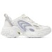 Skechers Stamina V3 Cushioning Anti-Slip Wear-Resistant Breathability Low-Top Casual Shoes Women's White Purple White gray, 37