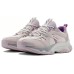Skechers Cushioning Wear-Resistant Low-Top Chunky Sneakers Women's White Purple Белый Фиолетовый, 38.5