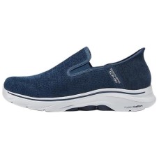 Skechers MEN'S GO WALK Anti-Slip Wear-Resistant Low-Top Casual Shoes Men's Blue Синий, 41