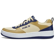 Skechers Low Top Skateboard Shoes Men's Umber Umber Blue, 42