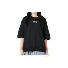 Skechers Drop Shoulder Sleeve T-Shirt Women's Carbon Black Черный, S