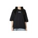 Skechers Drop Shoulder Sleeve T-Shirt Women's Carbon Black Черный, S