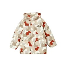 Skechers Down Jacket Irregular Shape Camouflage Red Gemstone Kids' Profiled camouflage ruby, 2XL